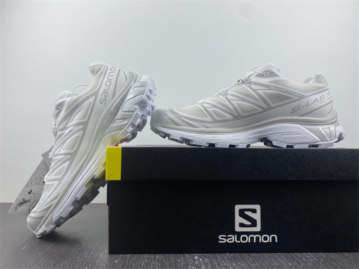 Salomon XT-6 White Lunar Rock 412529