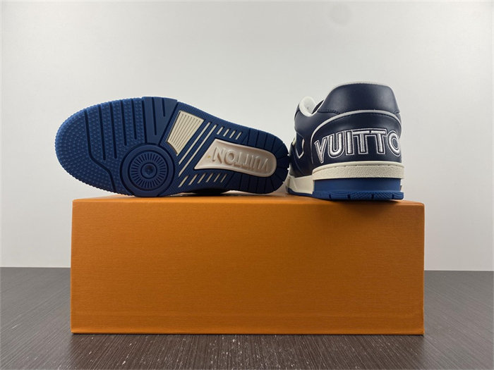 Luis Vitton Trainer Navy Mesh 1A9DEG