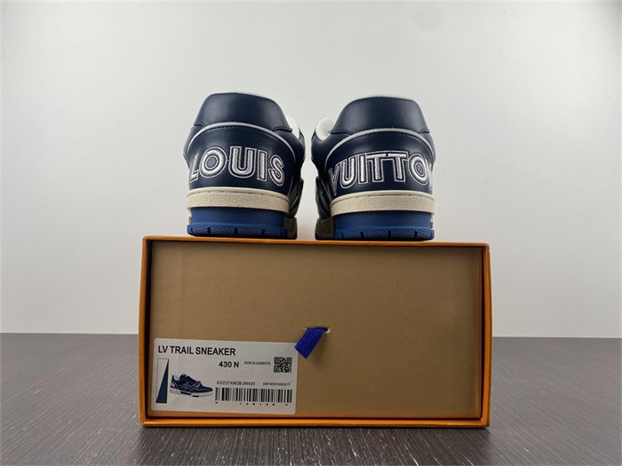 Luis Vitton Trainer Navy Mesh 1A9DEG
