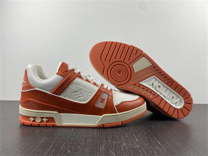 Luis Vitton LV Trainer Orange 1A811N