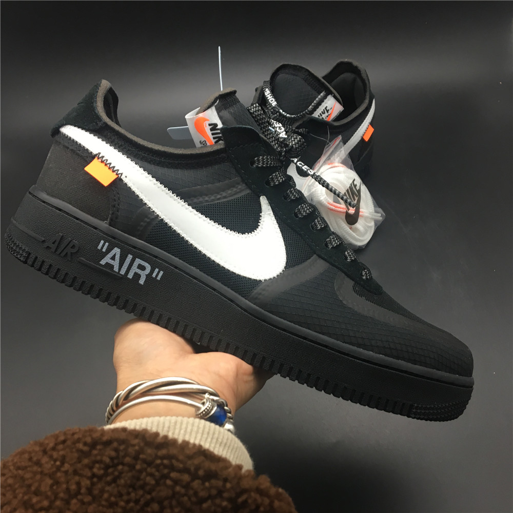 Nike Air Force 1 LowOff-White Black White  AO4606-001