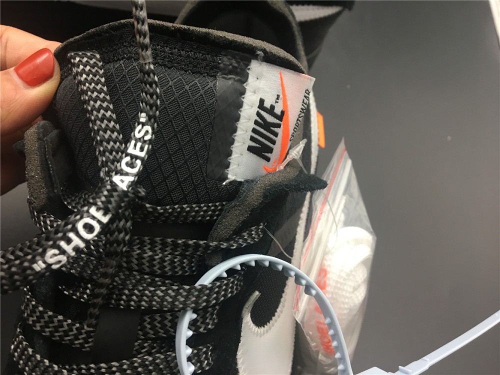 Nike Air Force 1 LowOff-White Black White  AO4606-001