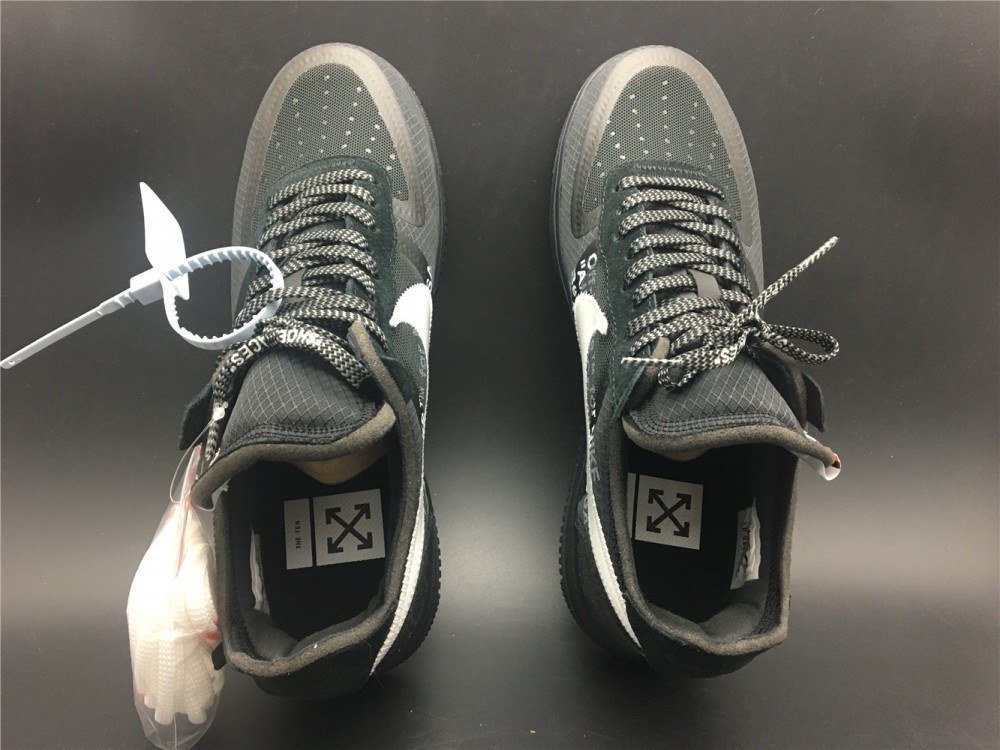 Nike Air Force 1 LowOff-White Black White  AO4606-001