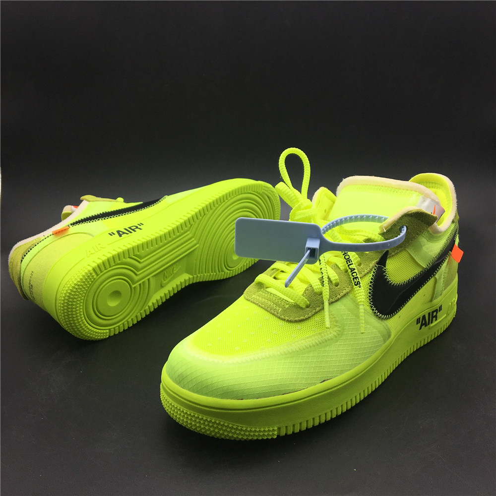 Nike Air Force 1 Low Off-White Volt AO4606-700