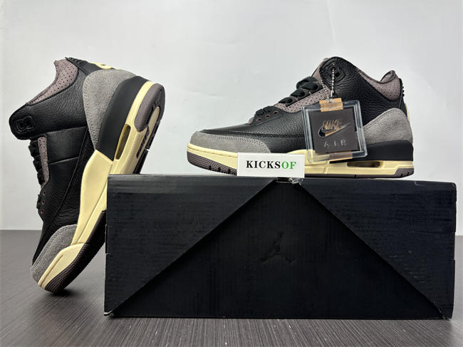 Air Jordan 3 “Black” Manière x FZ4811-001