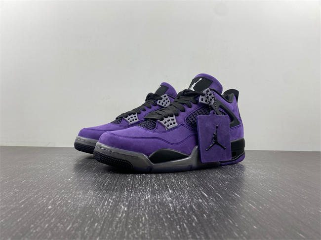 Jordan 4 RetroTravis Scott Purple  766296 LN4