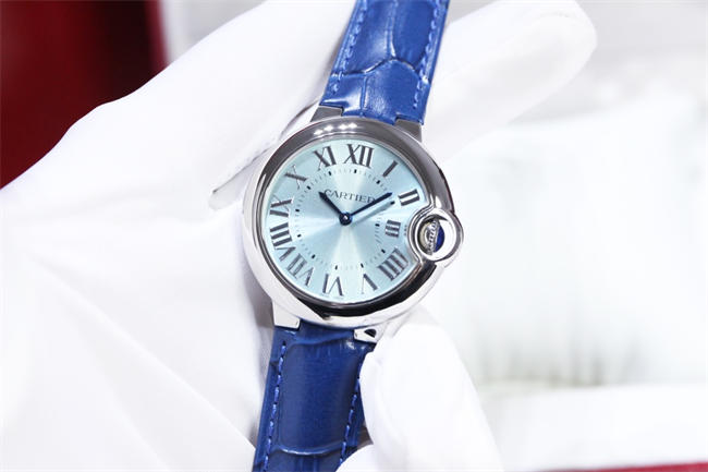 CARTIER 3K Blue Balloon 28mm Quartz 01