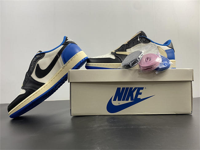 Travis Scott x Fragment x Air Jordan 1 Low OG DM7866-140